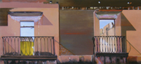 &ouml;ljymaalaus, Suklaacity, 90x200 cm, 2006